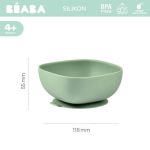 Beaba Silikonowa miseczka z przyssawką SAGE GREEN - obrazek 2