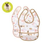 Lassig zestaw śliniaków wodoodpornych 6m+ Little Mateys spicy orange