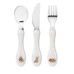 Lassig: zestaw sztućców ze stali nierdzewnej Little Mateys royal blue