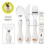 Lassig zestaw sztućców ze stali nierdzewnej Little Mateys spicy orange - obrazek 2