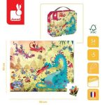 JANOD: Puzzle Smoki 54 el el. Made in France - obrazek 3