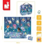 JANOD: puzzle Wróżki i lilie wodne 36 el. / Made in France - obrazek 3