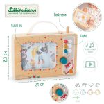 Lilliputiens: drewniana animowana pozytywka Telewizor - obrazek 3