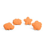 BIGJIGS: silikonowe foremki do piasku Apricot Orange