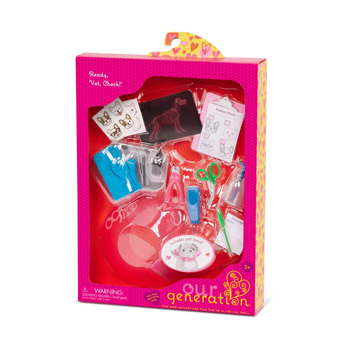 BD35337_PKG Our Generation: zestaw akcesoriów – Ready, Vet, Check! – WIZYTA u WETERYNARZA - obrazek 3