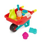 B.toys: Wheelbarrow Wonders taczka z konewką i zestawem akcesoriów do piasku