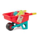 B.toys: Wheelbarrow Wonders taczka z konewką i zestawem akcesoriów do piasku - obrazek 3