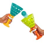 B.toys: Pop ‘n’ Launch – gra zręcznościowa wyrzutnia i łapacz piłek - obrazek 2