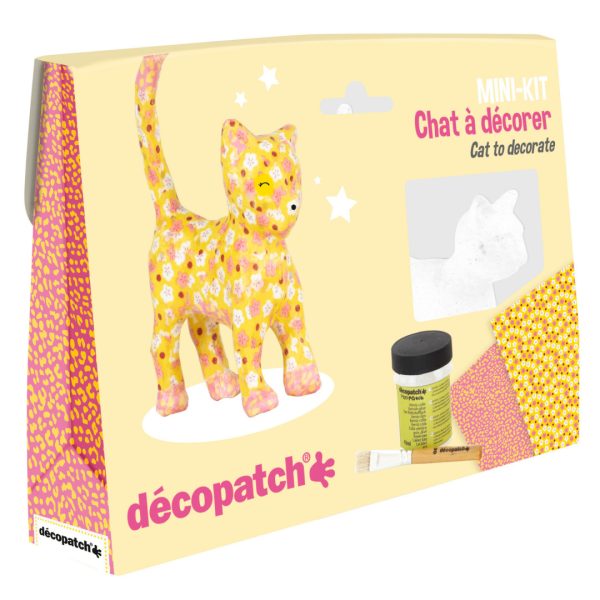 Avenue Mandarine: Mini Zestaw do decoupage Kotek