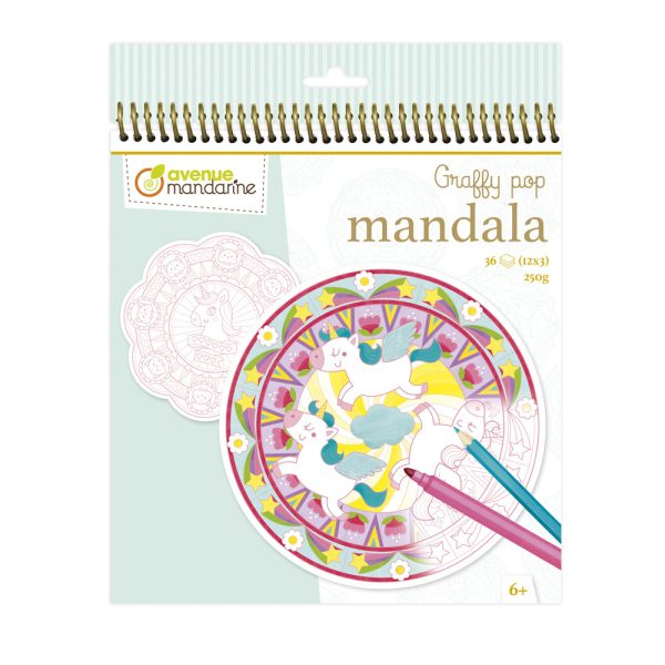 Avenue Mandarine: Kolorowanki Mandale Jednorożce i magia