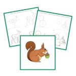 Avenue Mandarine: Kolorowanki Nauka rysunku Zwierzęta Las - obrazek 3