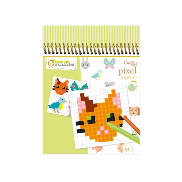 Avenue Mandarine: Kolorowanki Pixel Zwierzęta domowe