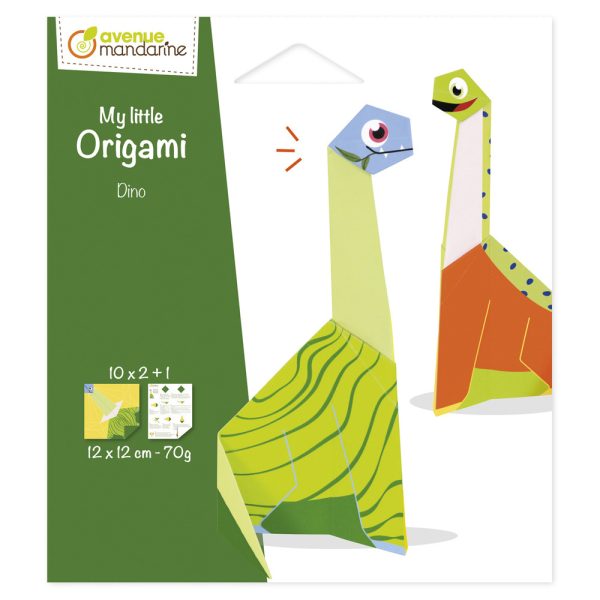 Avenue Mandarine: Mini Zestaw Origami Dinozaur