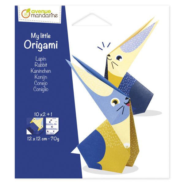 Avenue Mandarine: Mini Zestaw Origami Królik