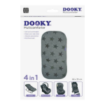 Dooky: uniwersalna wkładka Multicomforter GREY STARS - obrazek 3