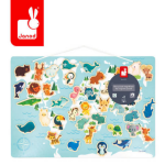 Janod: Układanka magnetyczna Małe zwierzątka 40szt