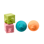 Żyrafa Sophie VULLI: Zestaw piłek i kostek So’Pure - obrazek 2