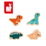 Janod: Puzzle progresywne Dinozaury 4 układanki