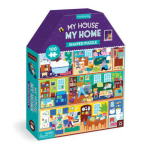 Mudpuppy: Puzzle konturowe Mój dom 100el.