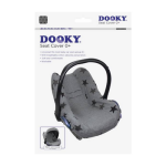 Dooky: pokrowiec do fotelika 0-13kg GREY STARS