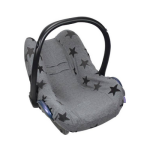 Dooky: pokrowiec do fotelika 0-13kg GREY STARS - obrazek 2