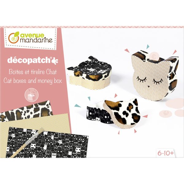 Avenue Mandarine: Pudełka Kotki do decoupage