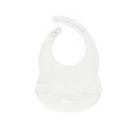 Bo Jungle: śliniak silikonowy z kieszonką GREY