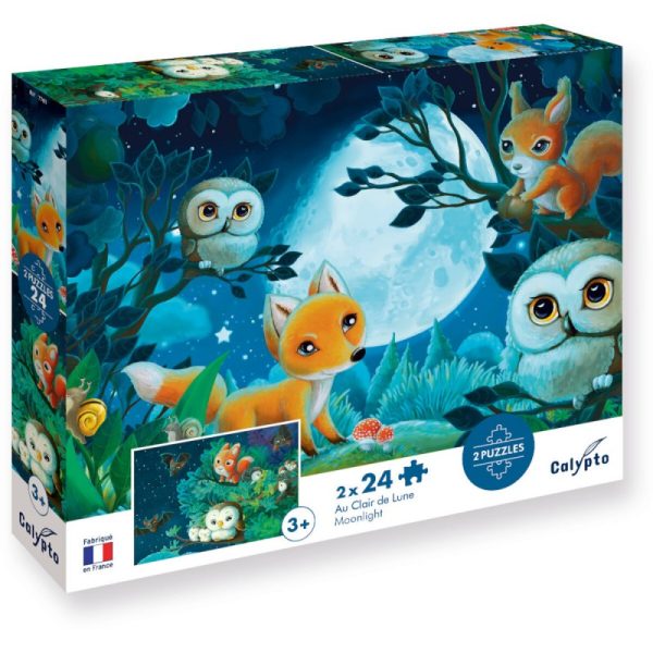 Calypto: Puzzle 2 x 24 el. W Blasku Księżyca