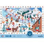 Calypto: Puzzle obserwacyjne 100 el. Zimowe Sporty - obrazek 3
