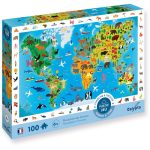 Calypto: Puzzle obserwacyjne 100 el. Zwierzęta Świata