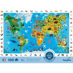 Calypto: Puzzle obserwacyjne 100 el. Zwierzęta Świata - obrazek 3
