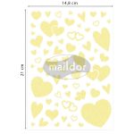 Maildor: Naklejki świecące w ciemności Serca - obrazek 2