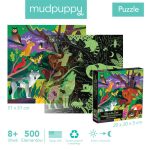 Mudpuppy: Puzzle świecące w ciemności Las 500 el. - obrazek 2