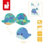 JANOD: Książeczka do kąpieli Wieloryb - obrazek 2