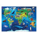 Mudpuppy: Puzzle edukacyjne Zagrożone gatunki 80el - obrazek 3