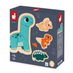 Janod: Puzzle progresywne Dinozaury 4 układanki - obrazek 4