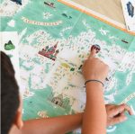 Poppik: Wyklejanka plakat DOOKOŁA ŚWIATA - obrazek 4