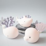 Rabbit&Friends: Zestaw MINI MORSKIE Lampki Silikonowe Białe 3 szt. - obrazek 2
