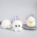 Rabbit&Friends: Zestaw MINI WODNE Lampki Silikonowe Białe 3 szt. - obrazek 4