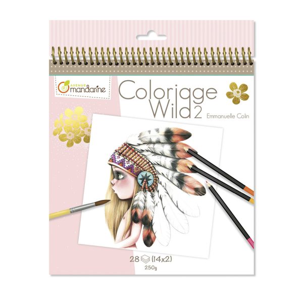 Avenue Mandarine: Kolorowanki Wild 2 Emmanuelle Colin