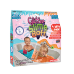 Zimpli Kids: Zestaw do robienia glutów, Slime Baff Glitter, pomarańczowy i błękitny, 4 użycia