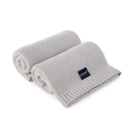 Poofi: bambusowy kocyk Pure JASNOSZARY