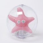 Sunnylife - Dmuchana piłka plażowa 3D -  Ocean Treasure, Rose