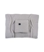 Poofi: bambusowy kocyk Pure JASNOSZARY - obrazek 2