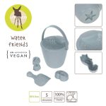 Lassig: zestaw 5 zabawek do piasku - wiaderko, foremki, łopatka Water Friends Niebieski - obrazek 2