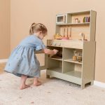 Little Dutch: duża drewniana kuchnia pastelowa - obrazek 5