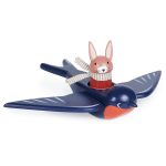 Tender Leaf Toys: Drewniane figurki jaskółka i zajączek
