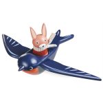 Tender Leaf Toys: Drewniane figurki jaskółka i zajączek - obrazek 3