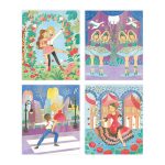 Janod: Zestaw kreatywny Złote kontury Tancerki 6+ - obrazek 3