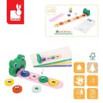 Janod: Drewniana układanka logiczna Algorytmy Żaba 3+ - obrazek 3